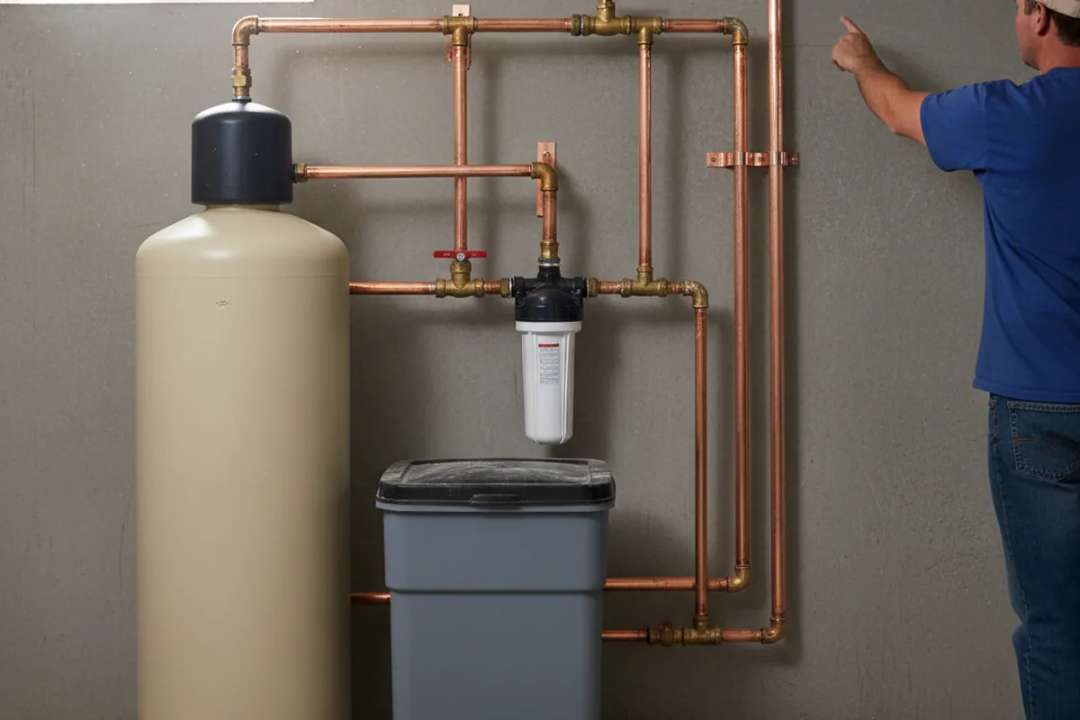 Whole-house water treatment system installed in Spicewood